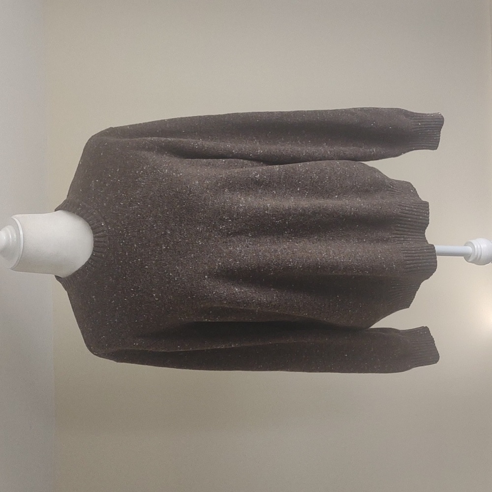 Old Navy light brown lamb's wool blend‎ crew neck sweater Size L Casual Classic